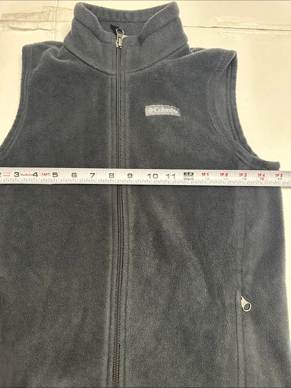 Columbia Youth Kids Fleece Ves Size Medium 10/12 Full Zip Pockets